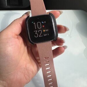 Fitbit Versa 2 Smartwatch – Rose Gold + Extra Bands & Charger